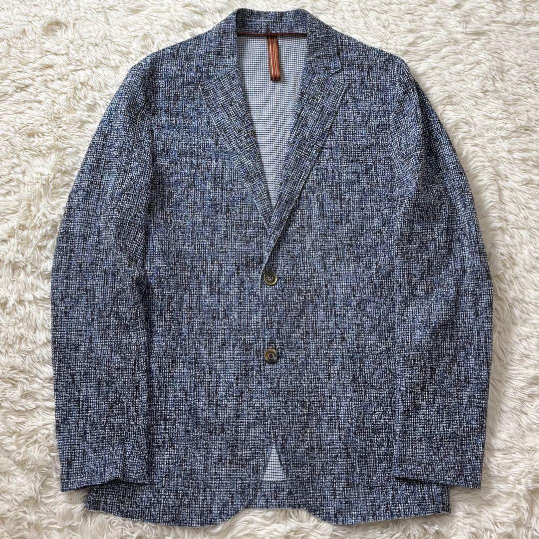 美品 BoB テーラードジャケット ボンディング アルコン ストレッチ生地