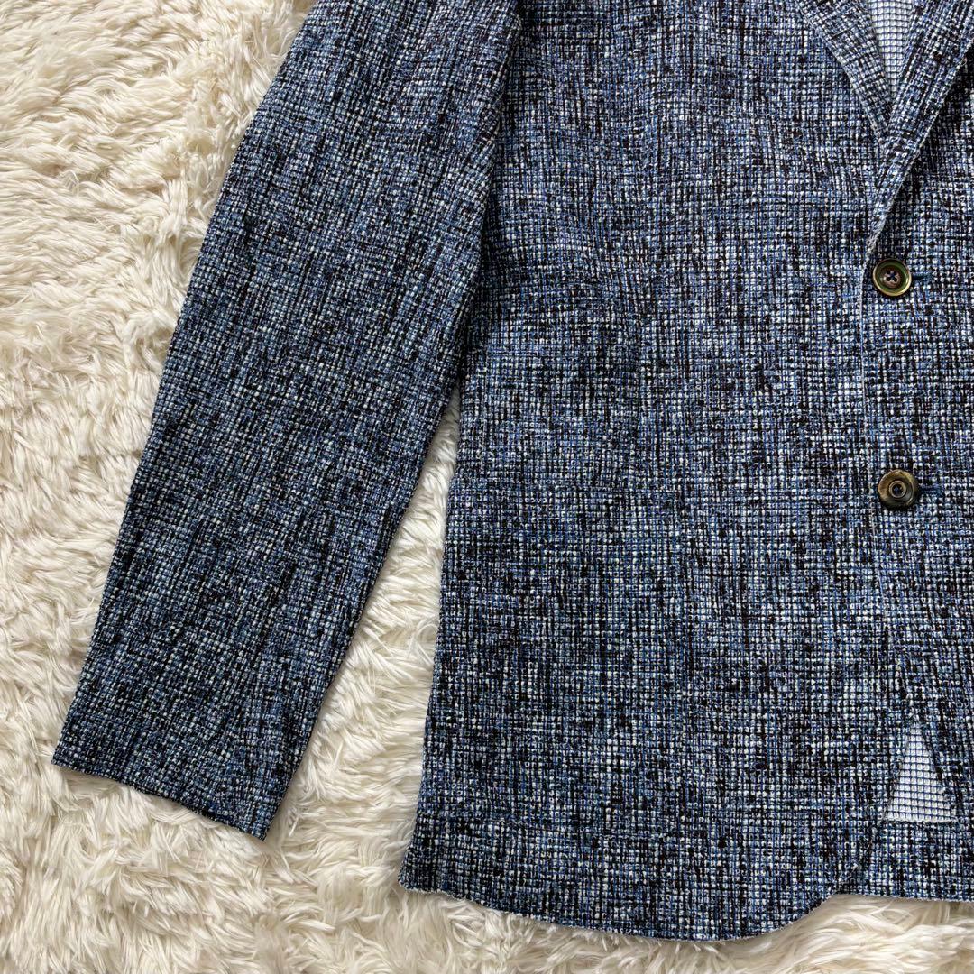 美品 BoB テーラードジャケット ボンディング アルコン ストレッチ生地