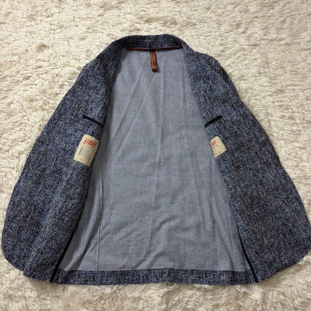 美品 BoB テーラードジャケット ボンディング アルコン ストレッチ生地
