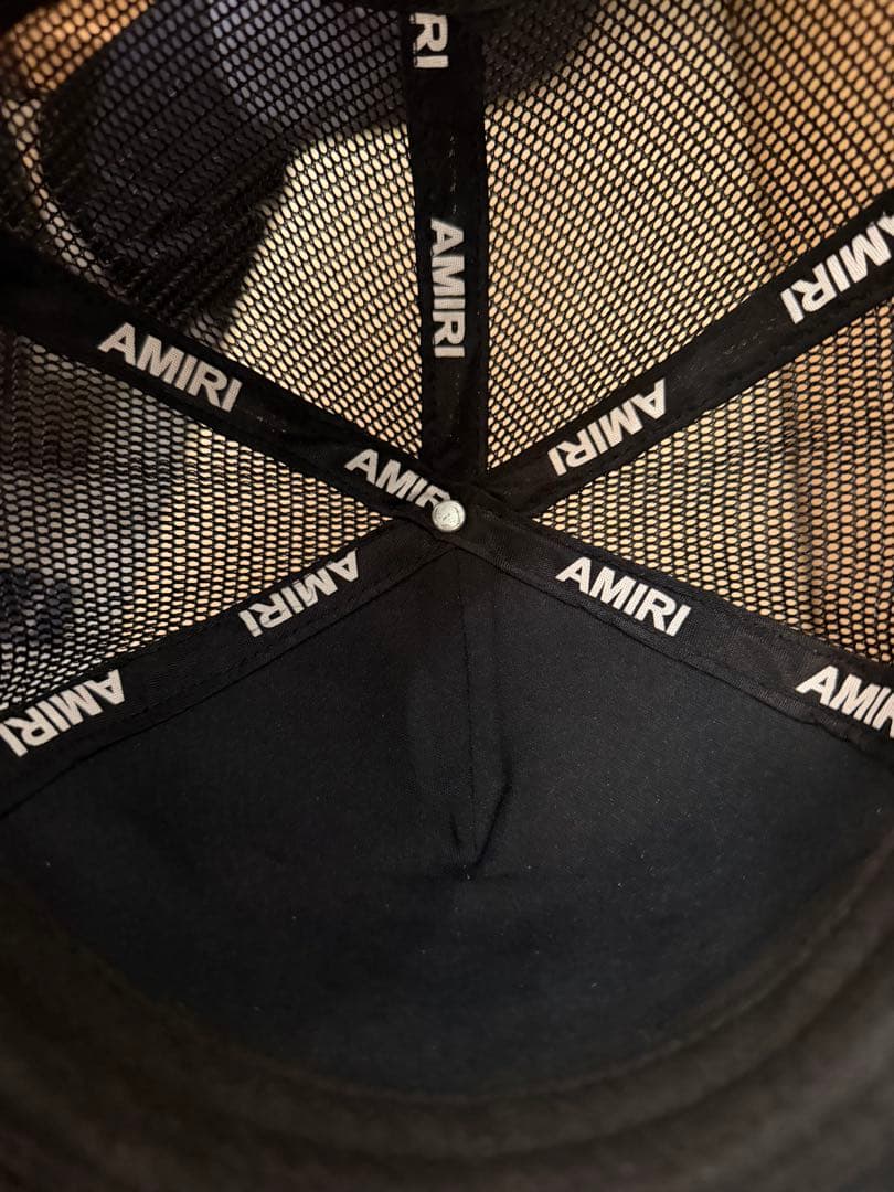 AMIRI ブラックメッシュ キャップ　アミリ