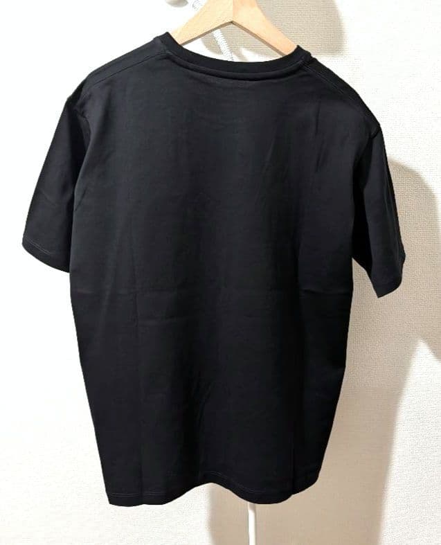 【新品】23区 プリント 半袖Tシャツ 黒 38サイズ
