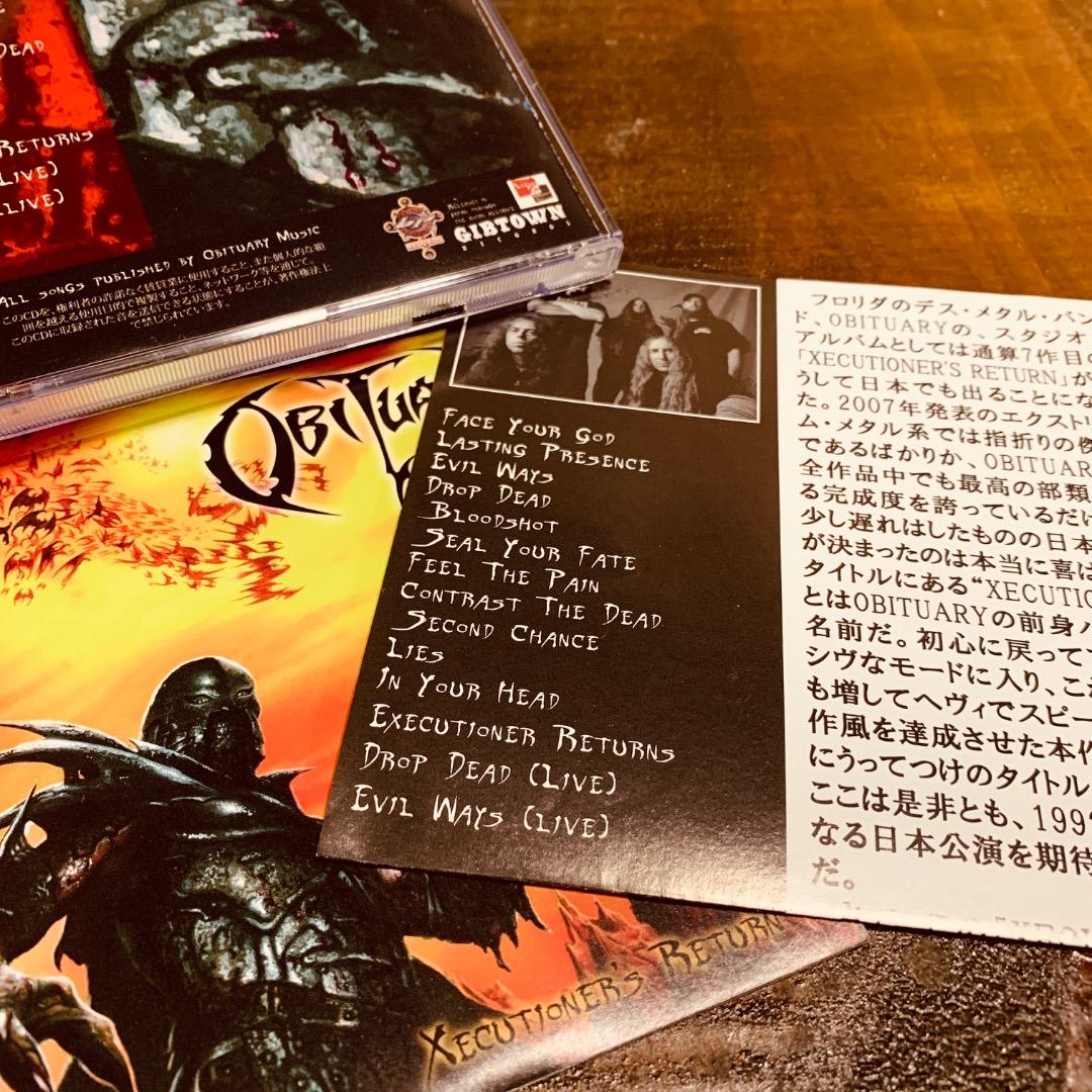 国内盤・輸入盤 オビチュアリー Obituary デスメタル3点