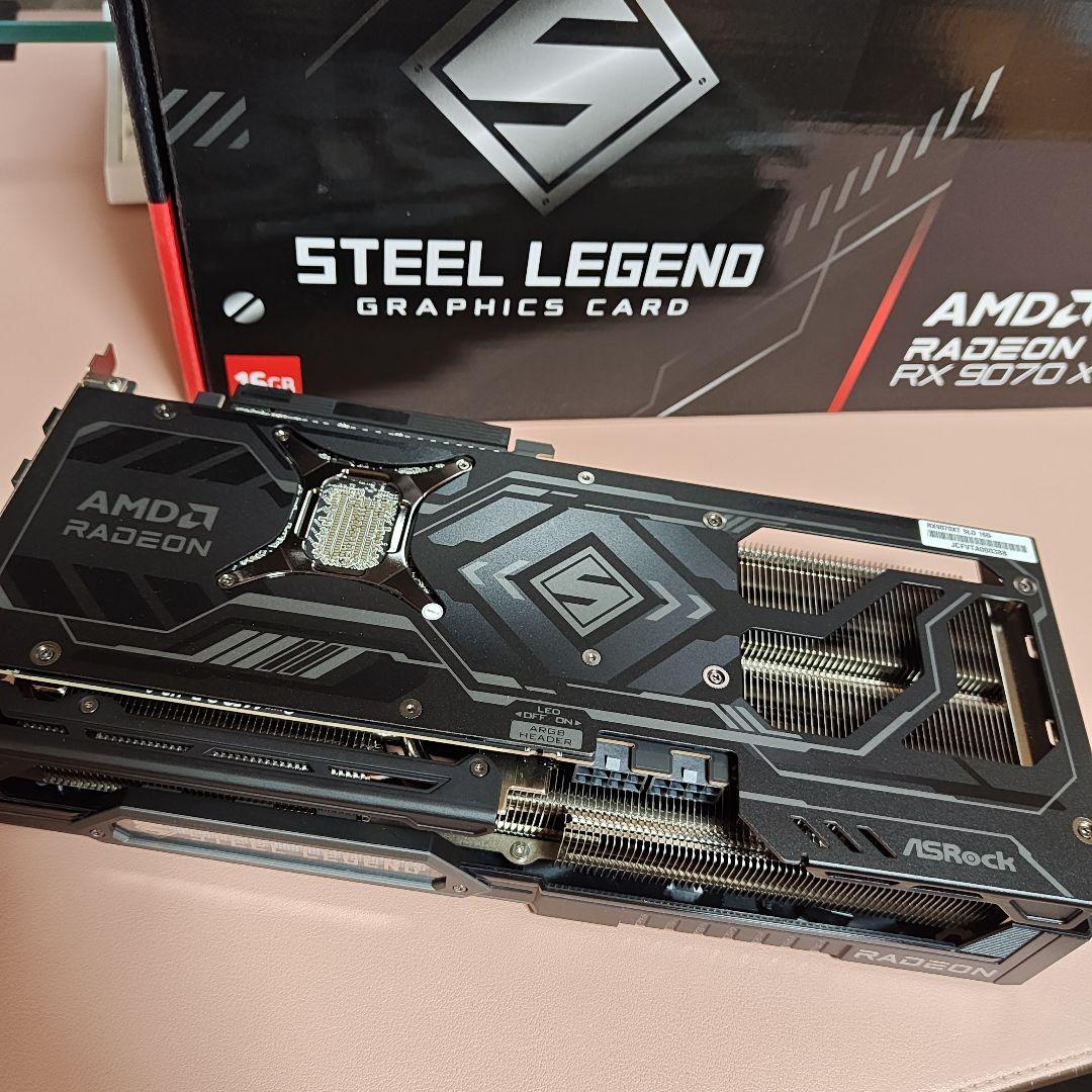 グラフィックボード・グラボ・ビデオカード ASRock Steel Legend Radeon RX 9070 XT