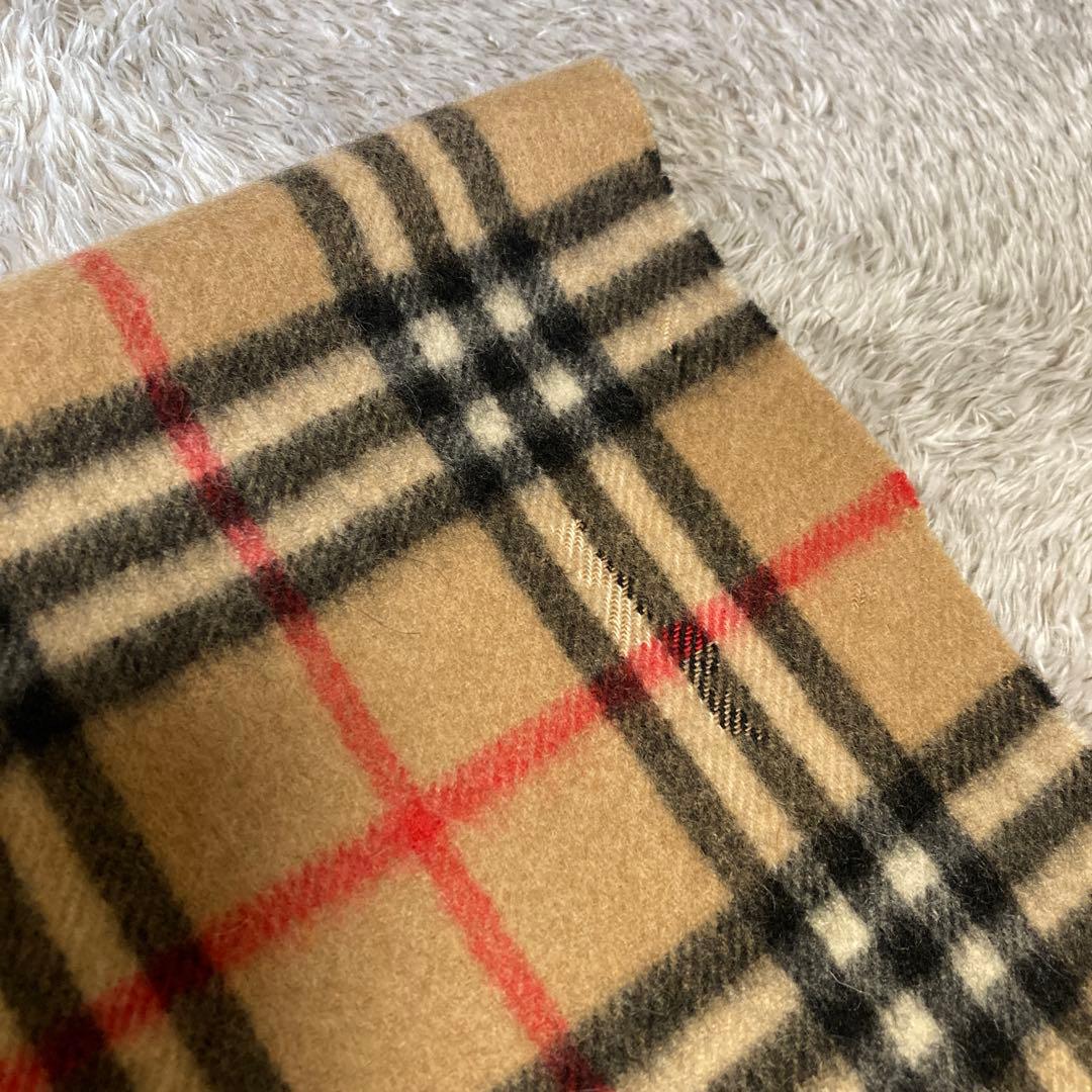 BURBERRYバーバリーズ　マフラー ★カシミヤ100%ノバチェック 英国製