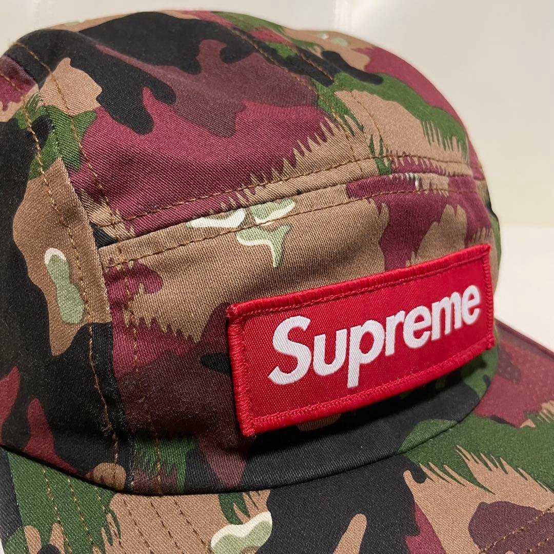 美品！ シュプリームSupreme 迷彩柄カモフラージュ キャップ帽子