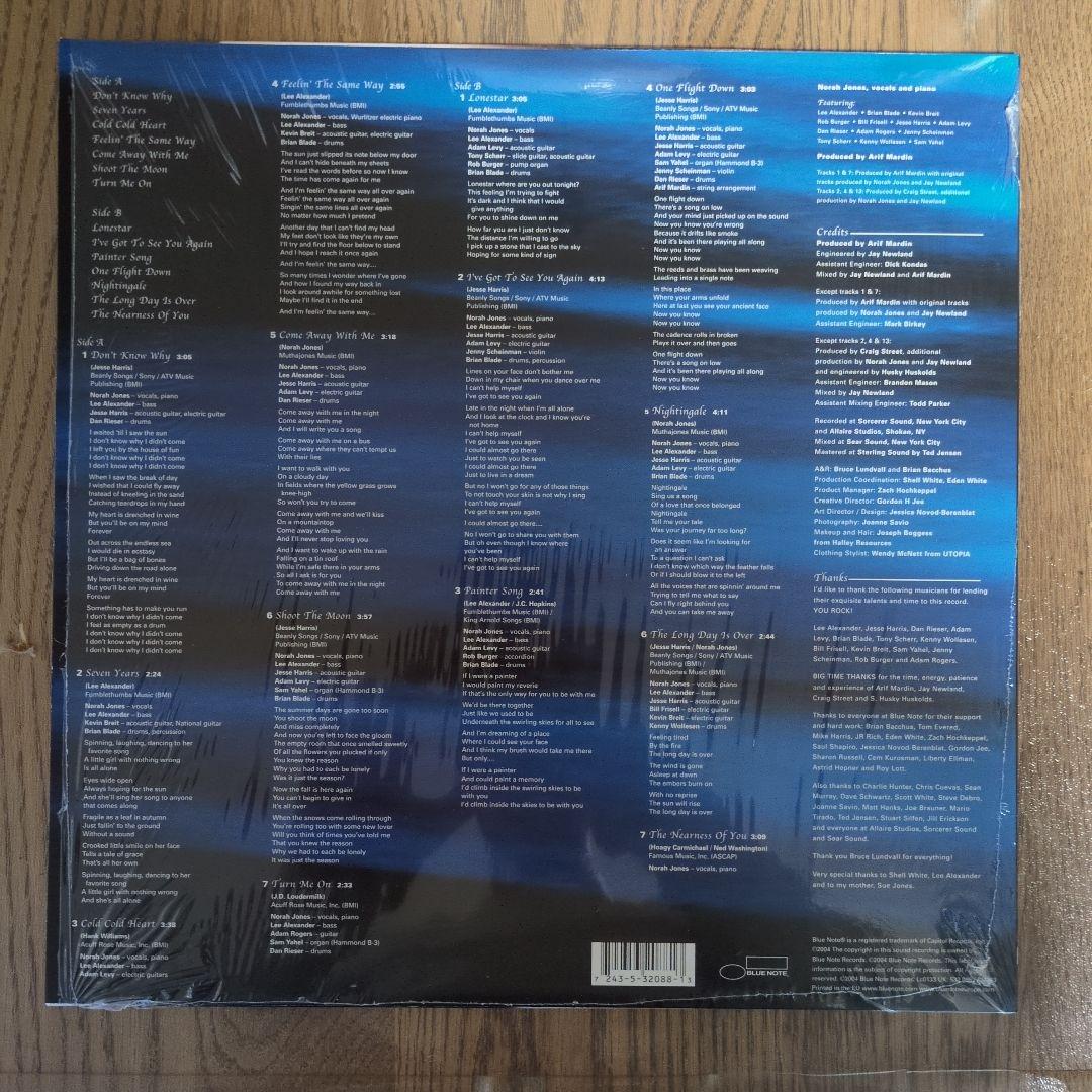 洋楽 Norah Jones/Come Away With Me LP