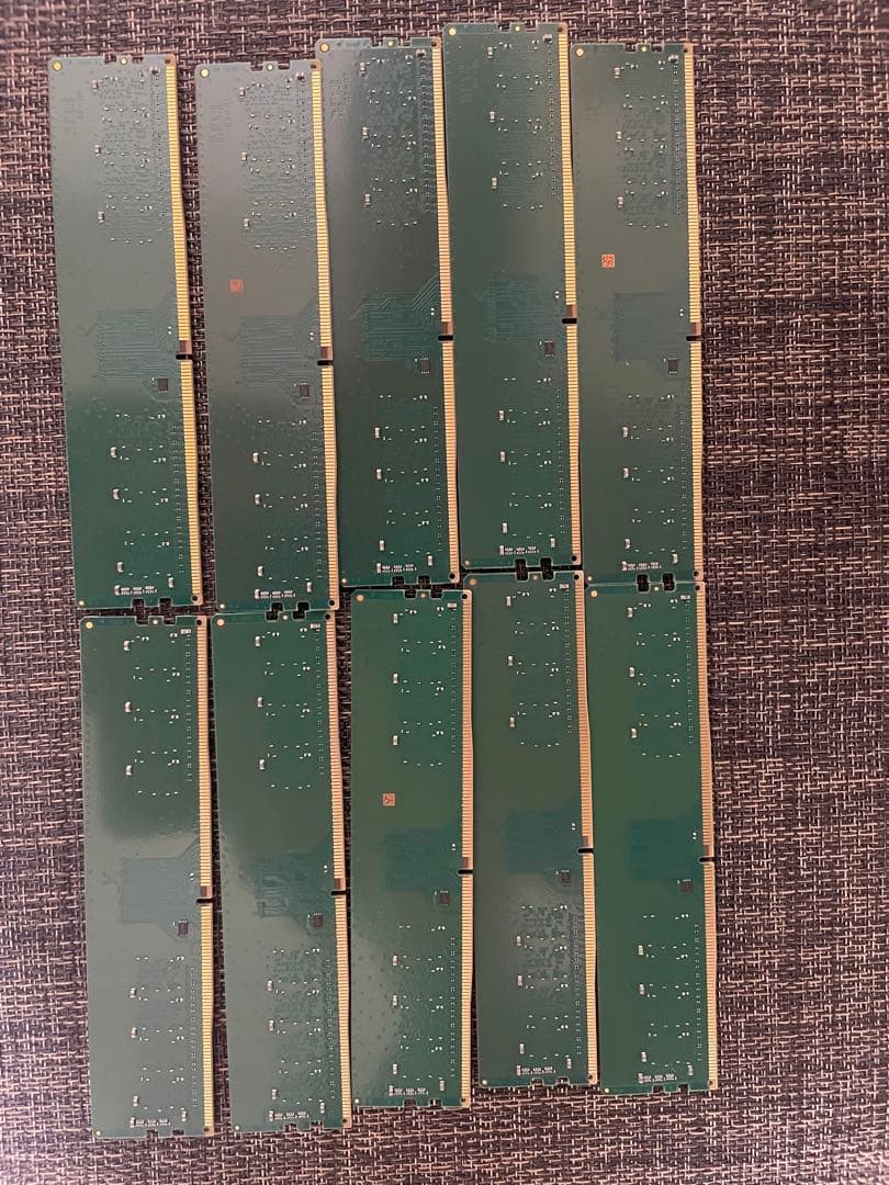 crucial DDR4 メモリー 8GB×10枚