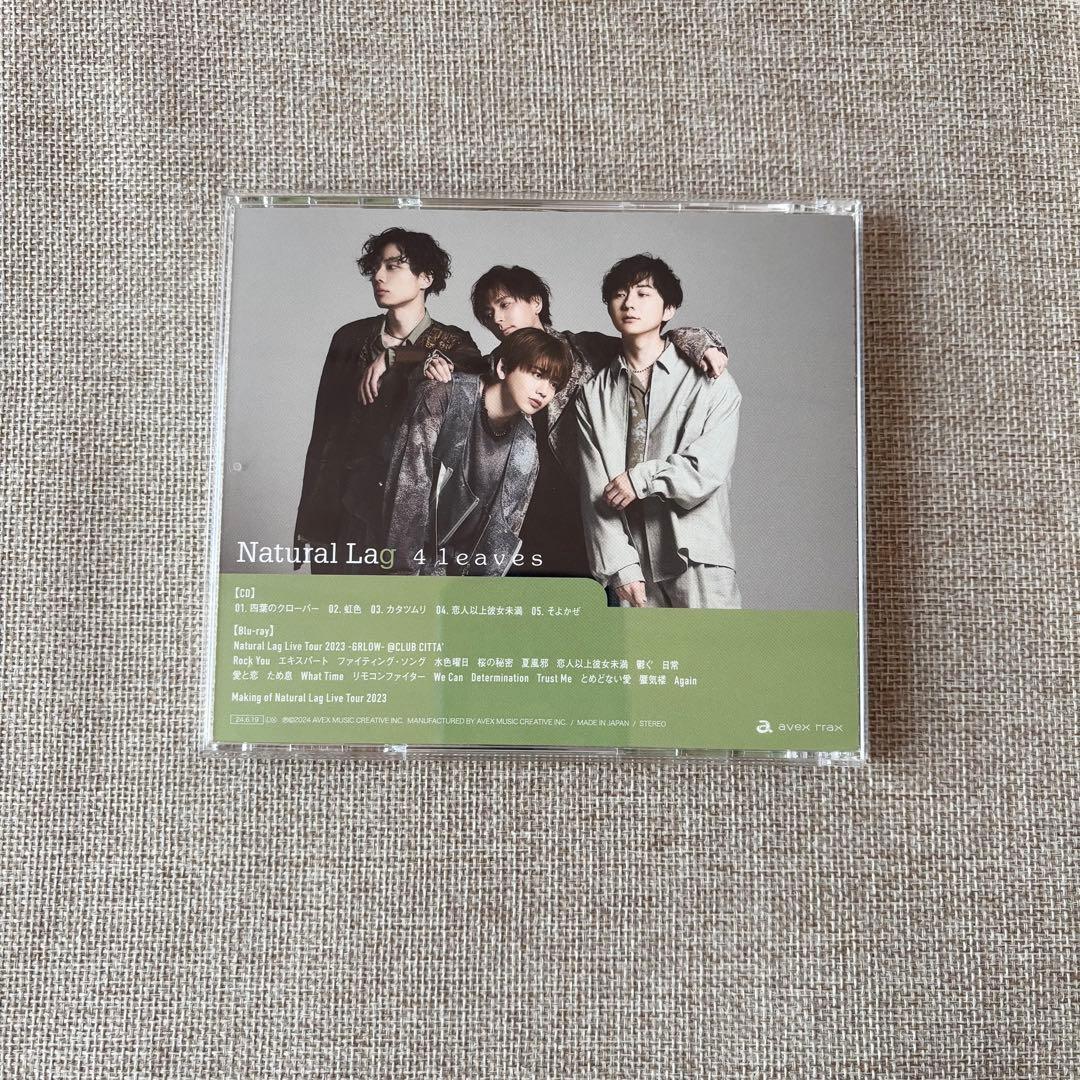 【CD＋BluRay】ライブ映像付き natural lag 4leaves