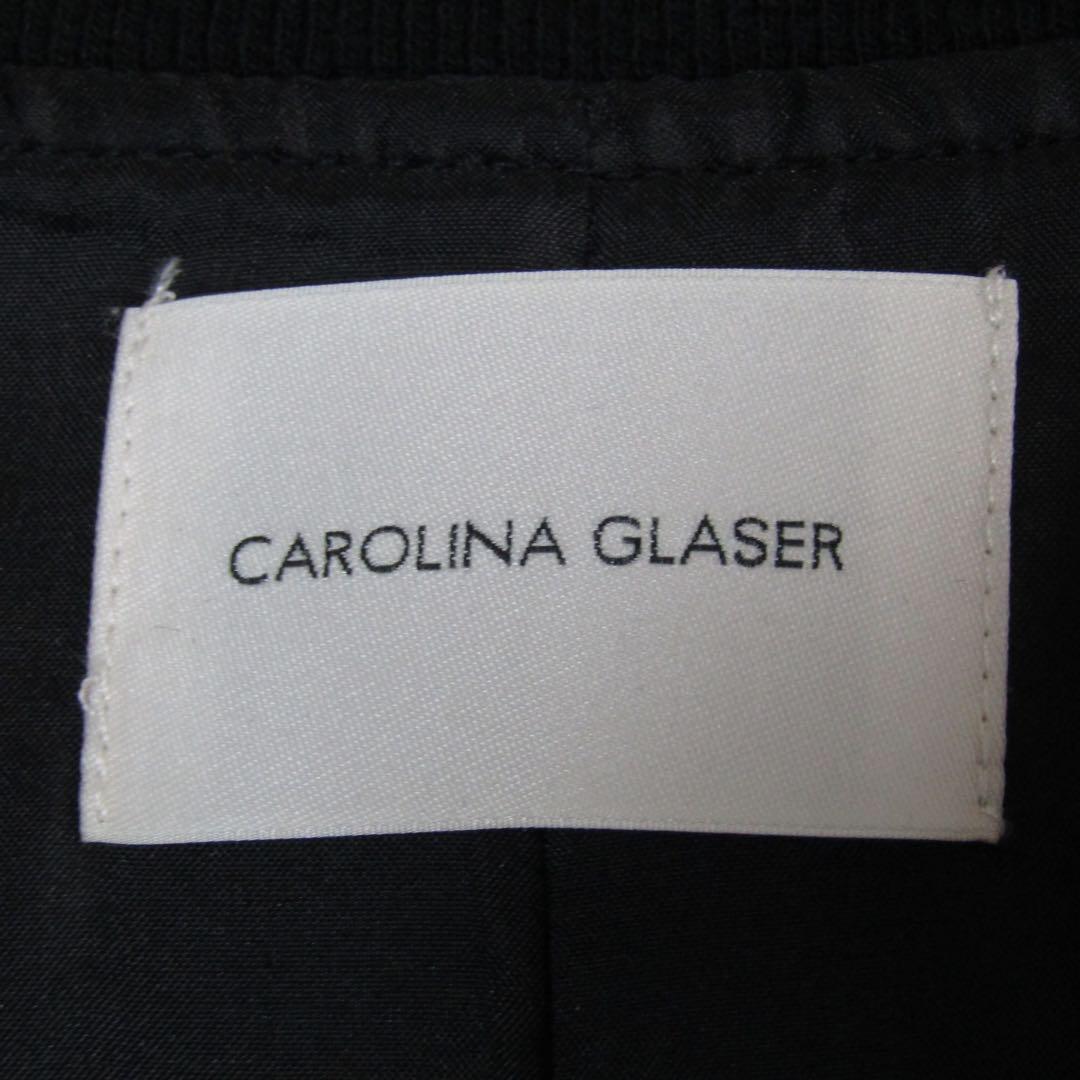 【美品/CAROLINA GLASER 】キルティングロングコート/ウール混