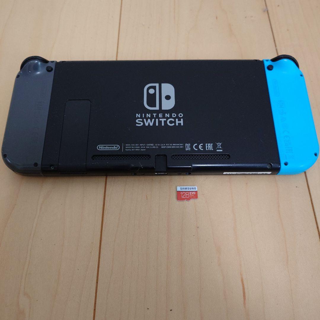 Nintendo Switch 青/灰 128GB microSD付き