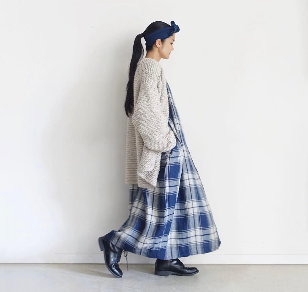ICHI Antiquite's ウール アンゴラ ロングカーディガン　ニット