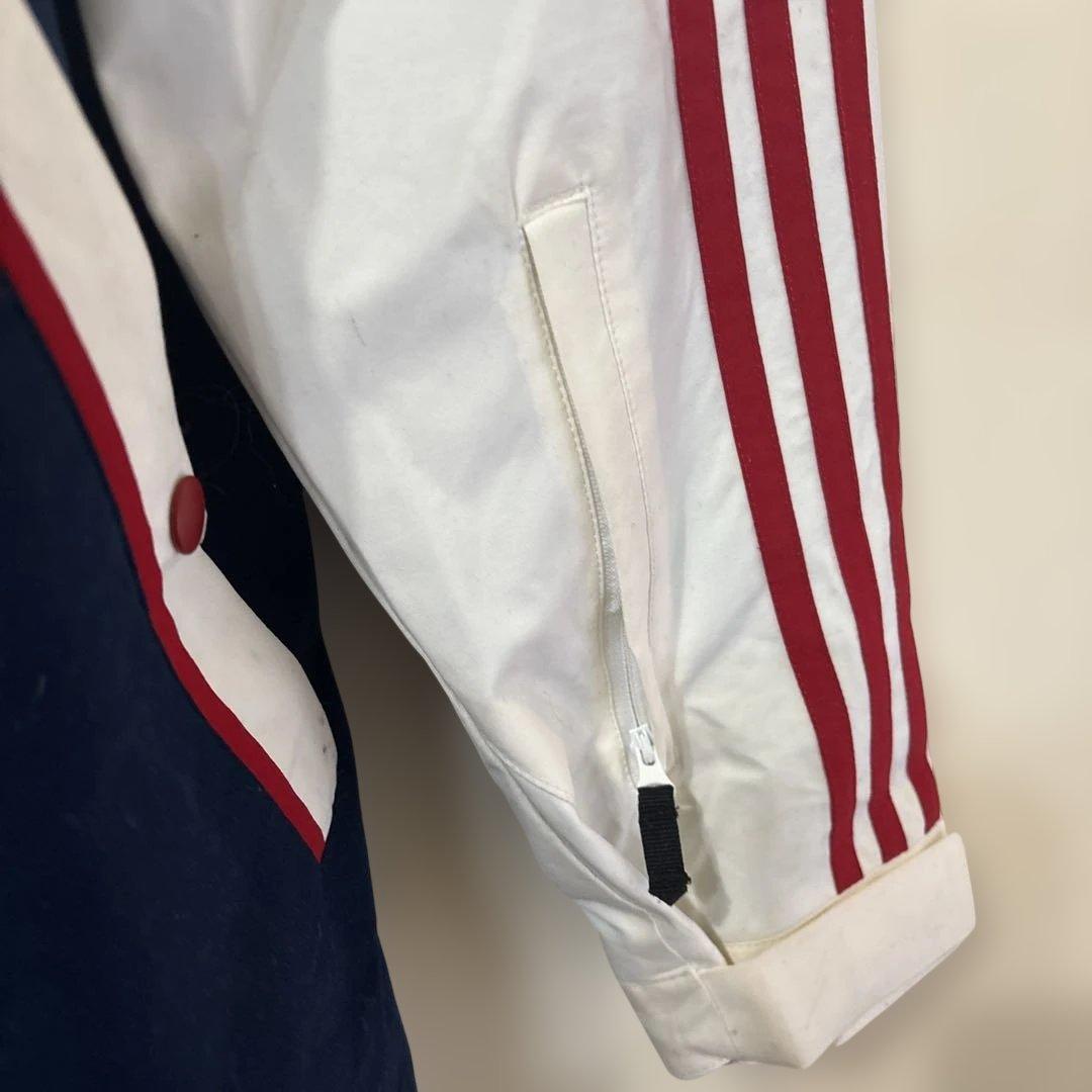 adidas スノボジャケット ネイビー/ホワイト