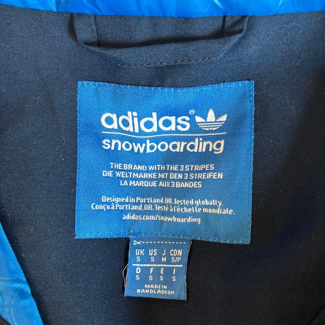 adidas スノボジャケット ネイビー/ホワイト