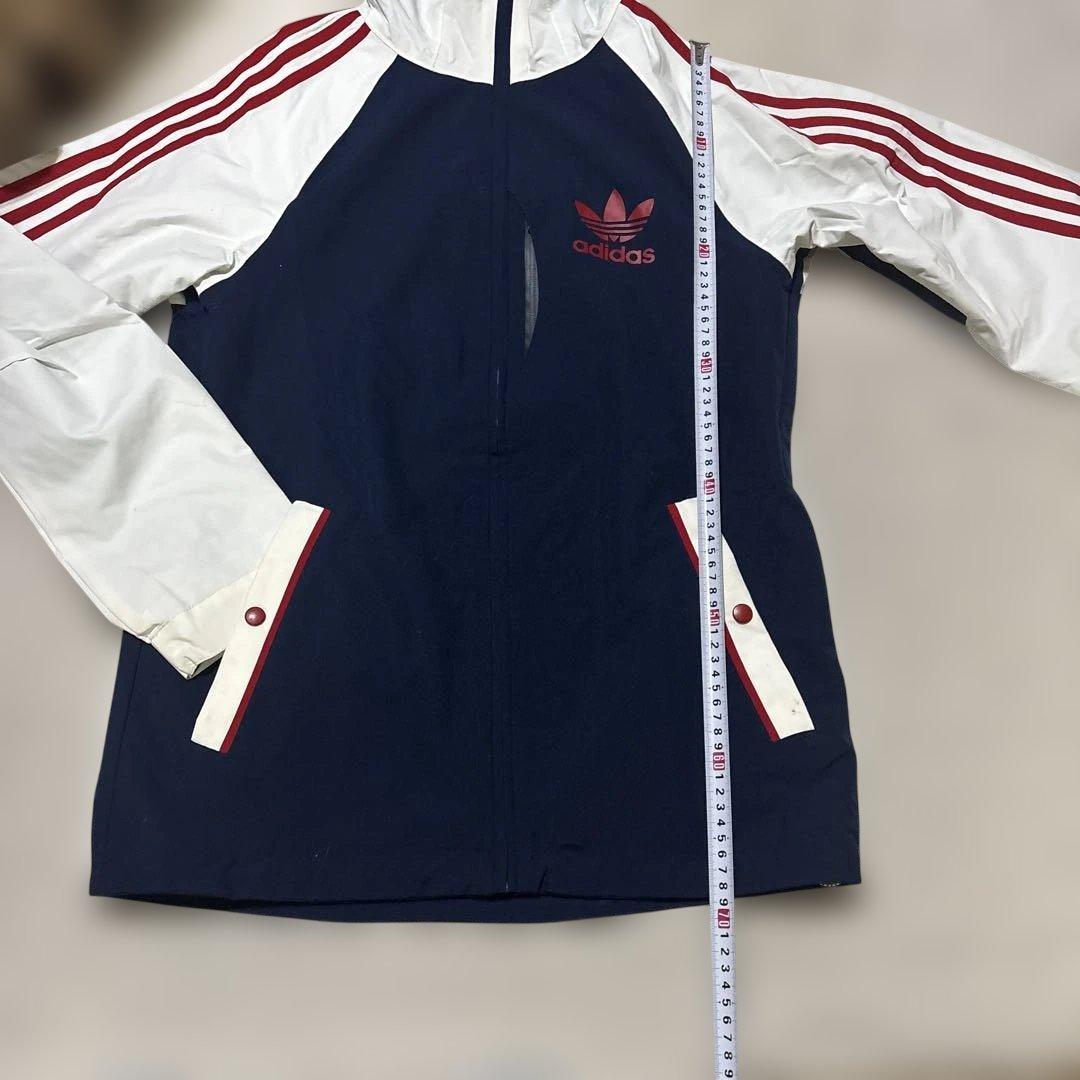 adidas スノボジャケット ネイビー/ホワイト