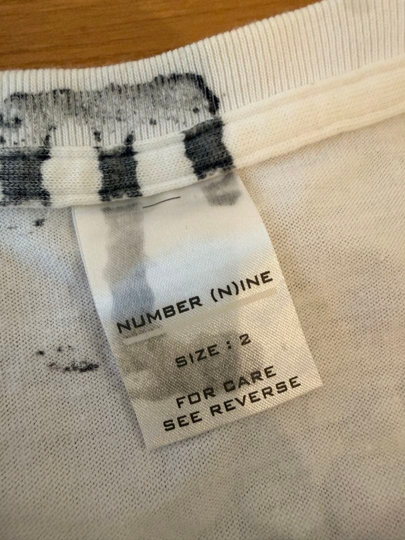 number nine 職人02ss モダンエイジ期 Tシャツ HIP STER