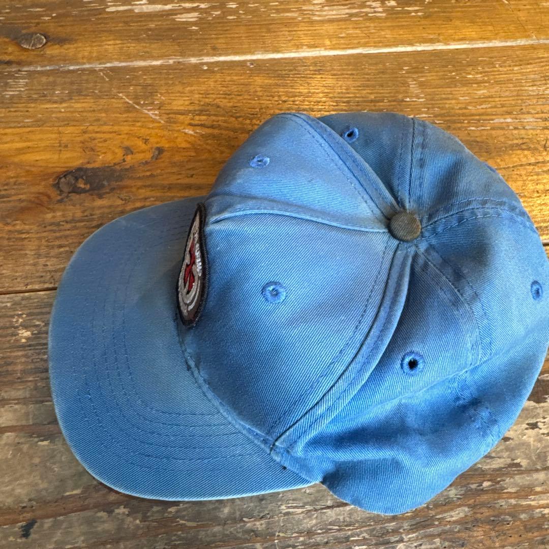 希少　INDEPENDENT 青　キャップ　ワッペン
