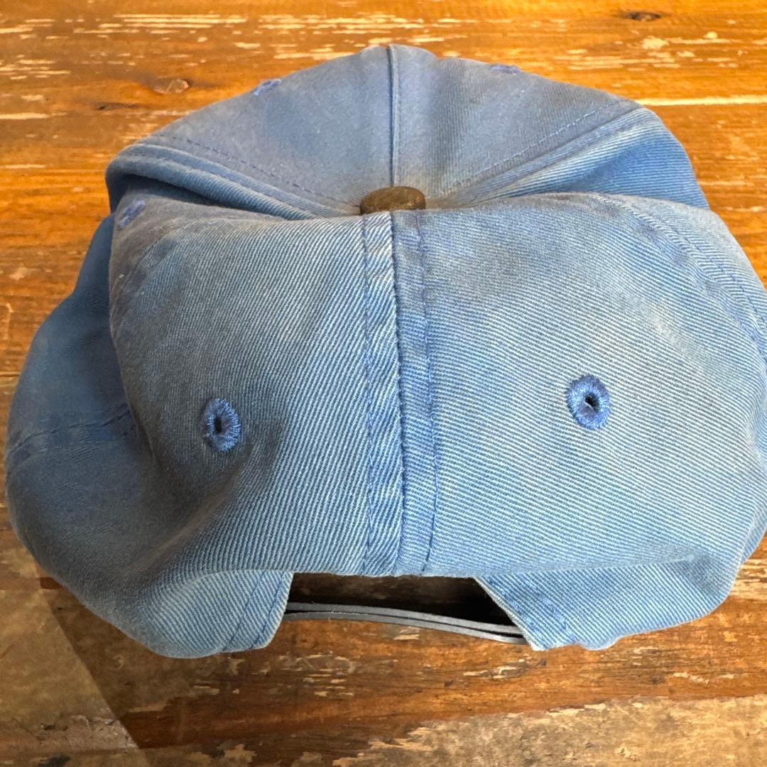 希少　INDEPENDENT 青　キャップ　ワッペン