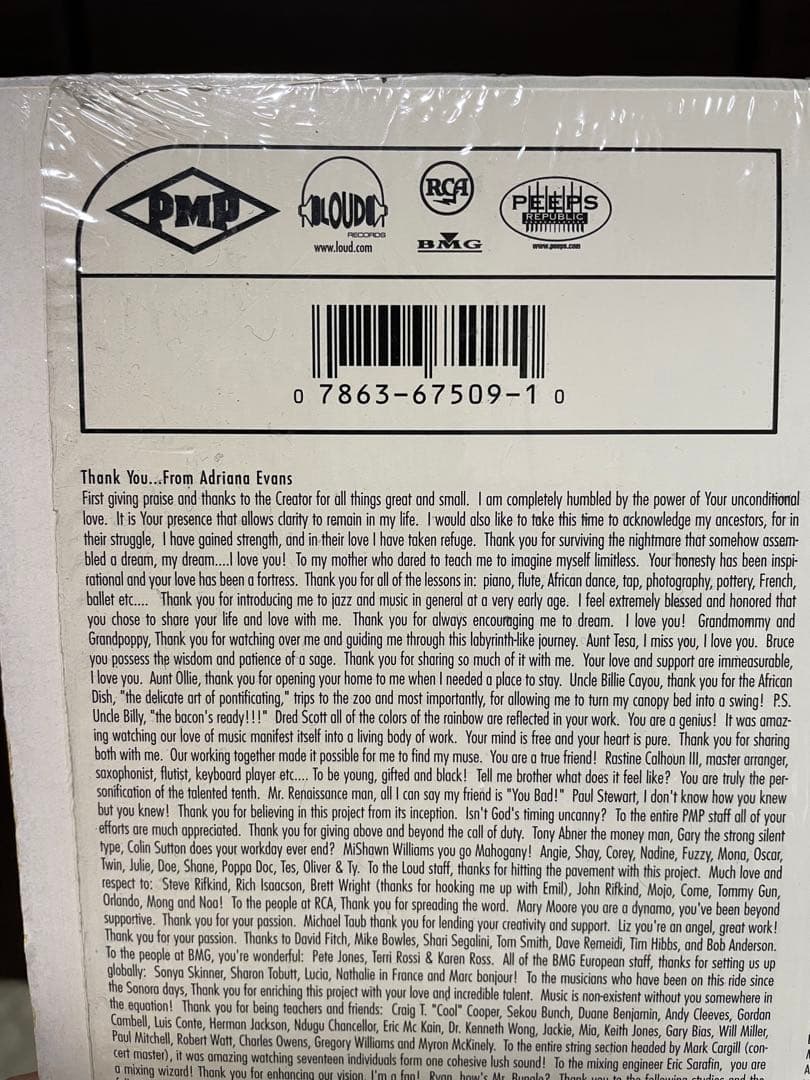 【美品レア・USオリジナル】Adriana Evans アルバム レコード
