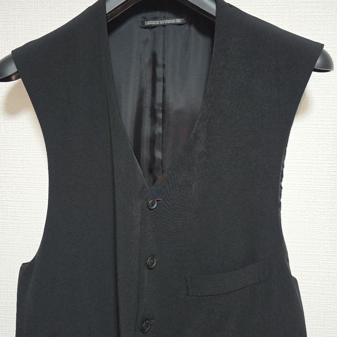 トップス 25ss TA TUXEDO PLEATED VEST