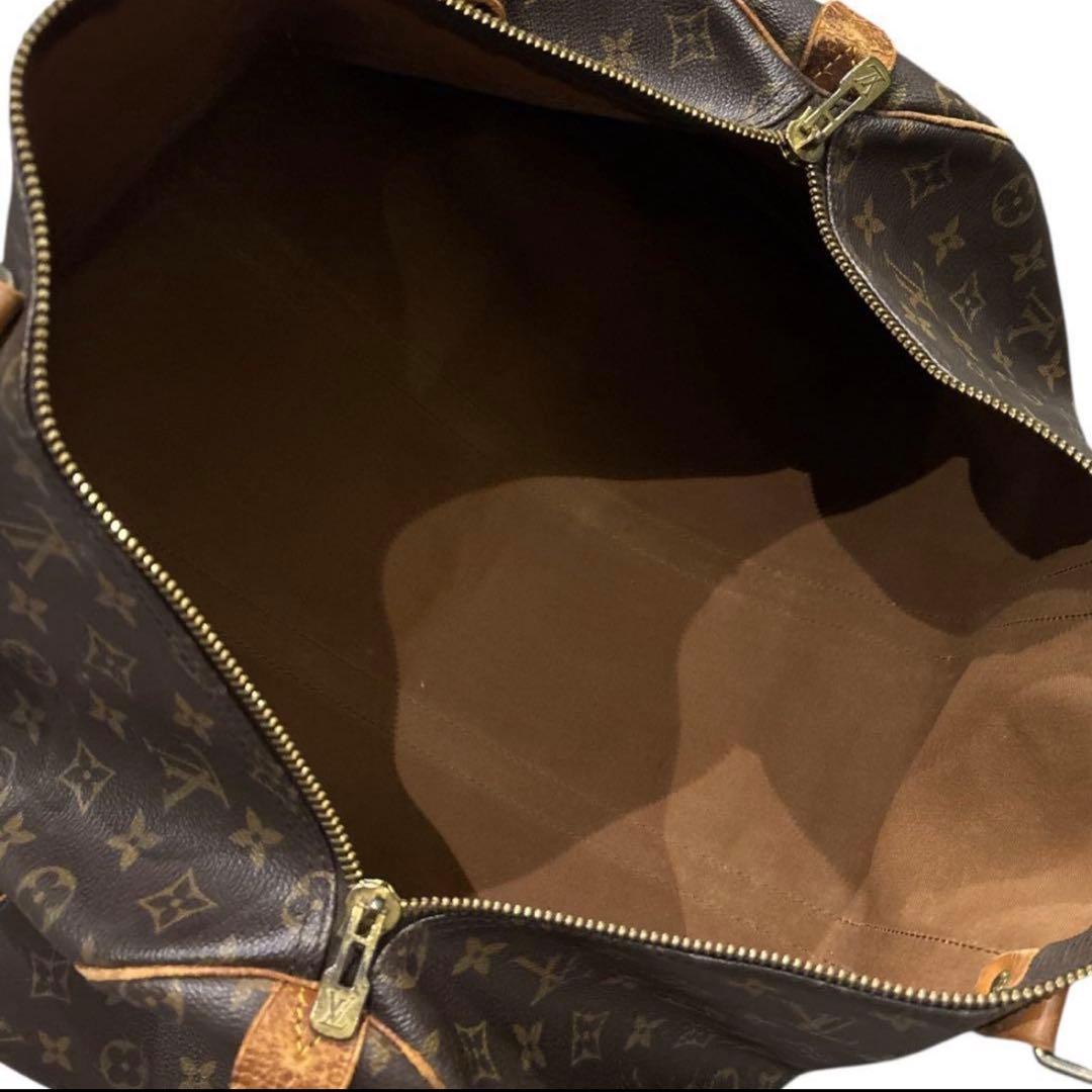 【鑑定済】Louis Vuitton ボストンバック　モノグラム キーポル50