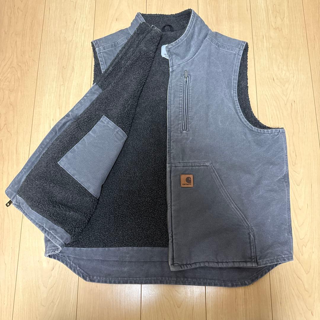 Carhartt グレー コットン ベスト