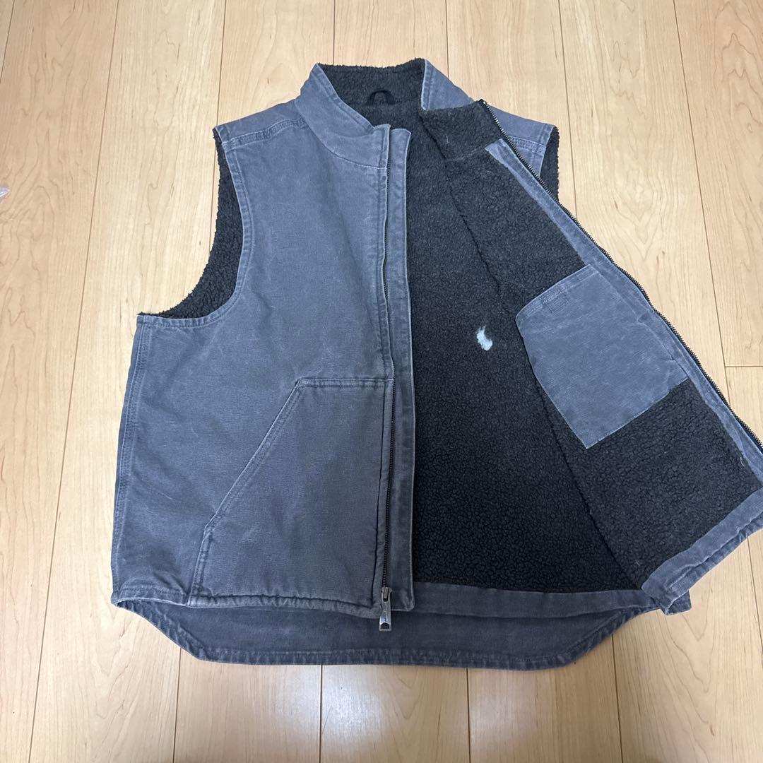 Carhartt グレー コットン ベスト