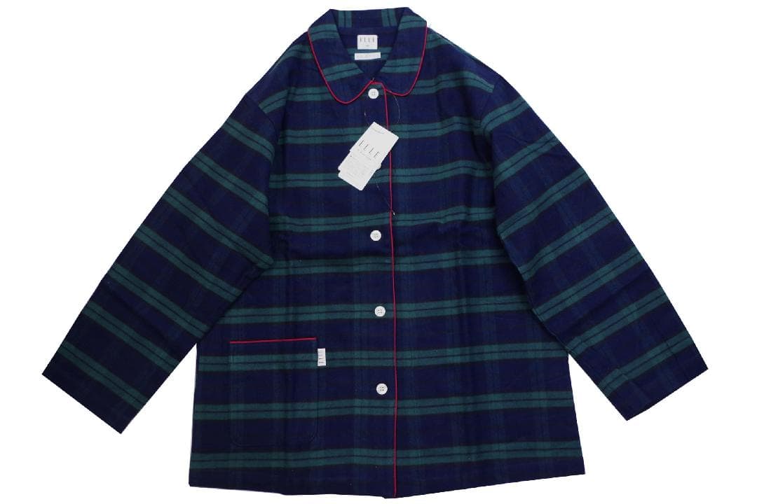 【新品】エルELLE 秋冬物厚手ネル地パジャマ（M）№ｂ11