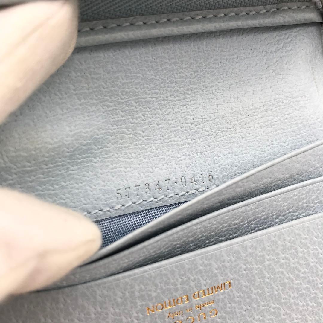 正規品　新品同様　グッチ財布　グッチ折り財布　　ggマーモント グッチフローラ