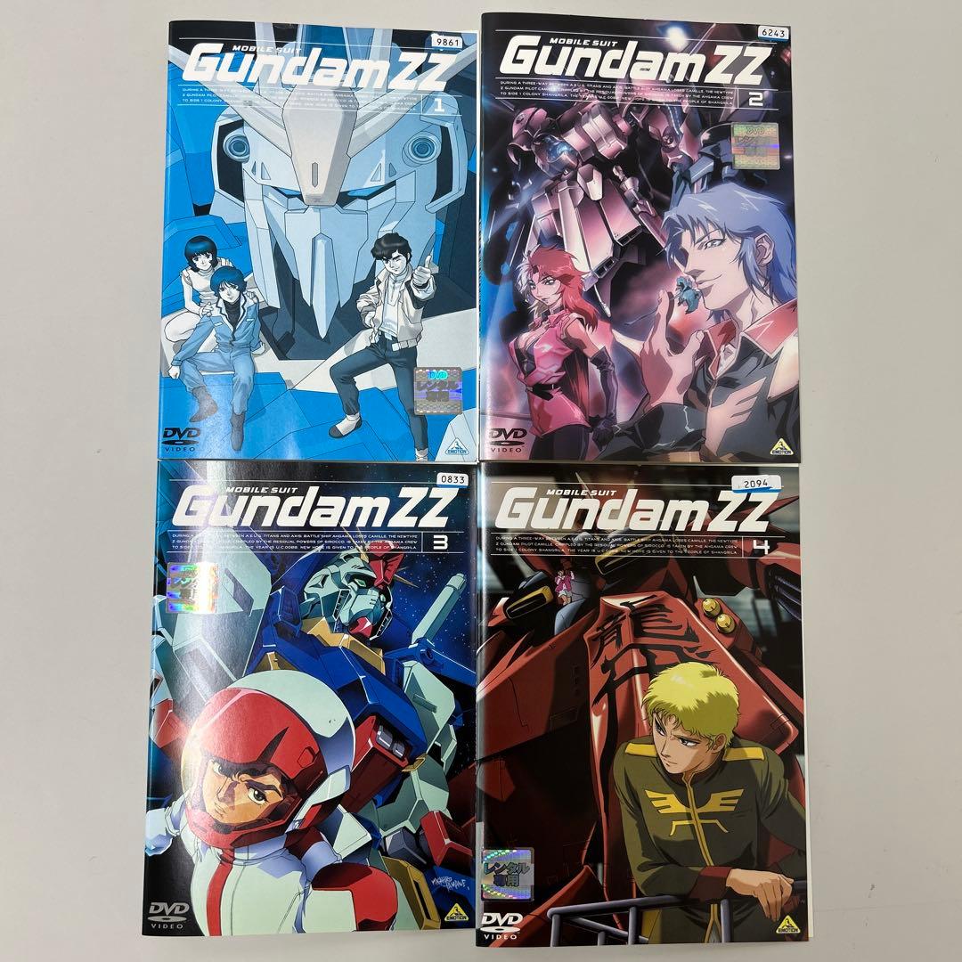 機動戦士ガンダムZZ DVD 全12巻　全巻セット　レンタル落ち