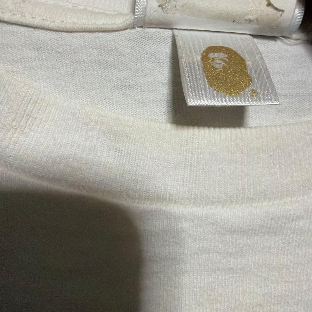 A BATHING APE BAPE HEAD tee tシャツ M ホワイト