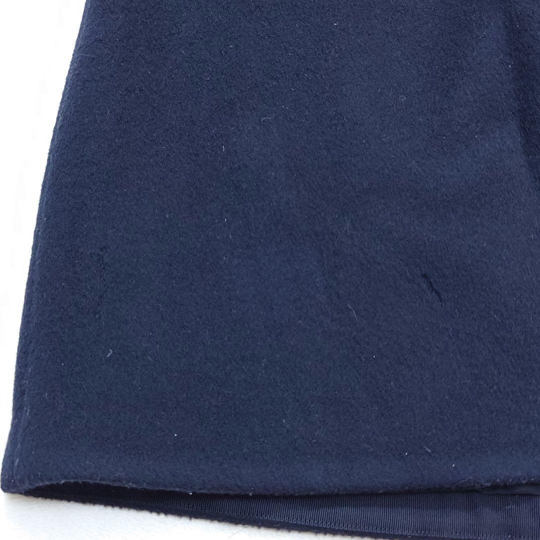 【美品】ミナペルホネン☆pianissimo☆シルク混☆ネイビー☆38(M)