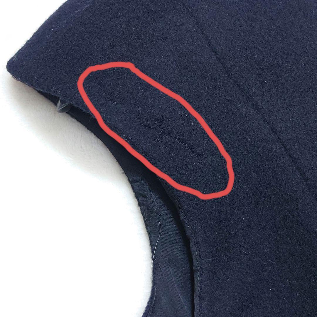 【美品】ミナペルホネン☆pianissimo☆シルク混☆ネイビー☆38(M)