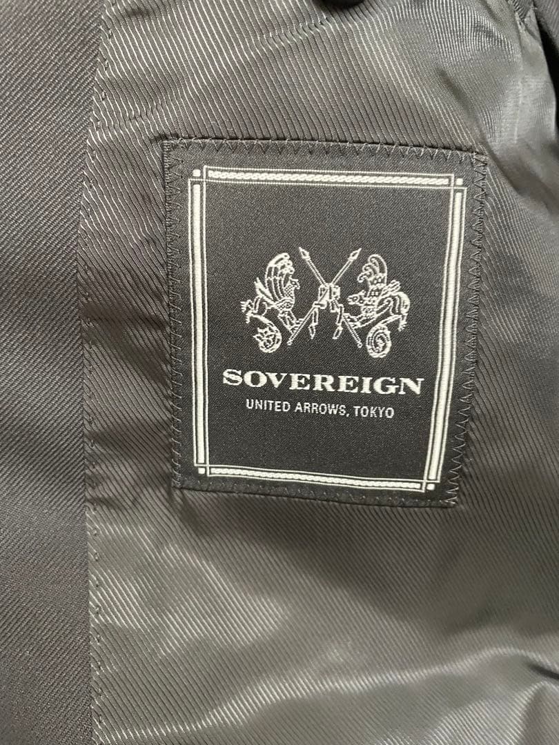 SOVEREIGN UNITED ARROWSブラックスーツ　サイズ46