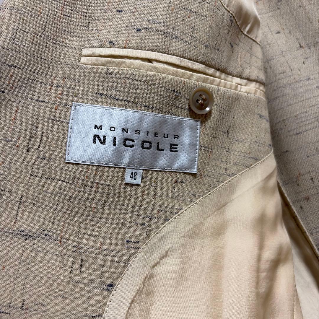 美品　MONSIEUR NICOLE セットアップ　スーツ　サイズ48 日本製