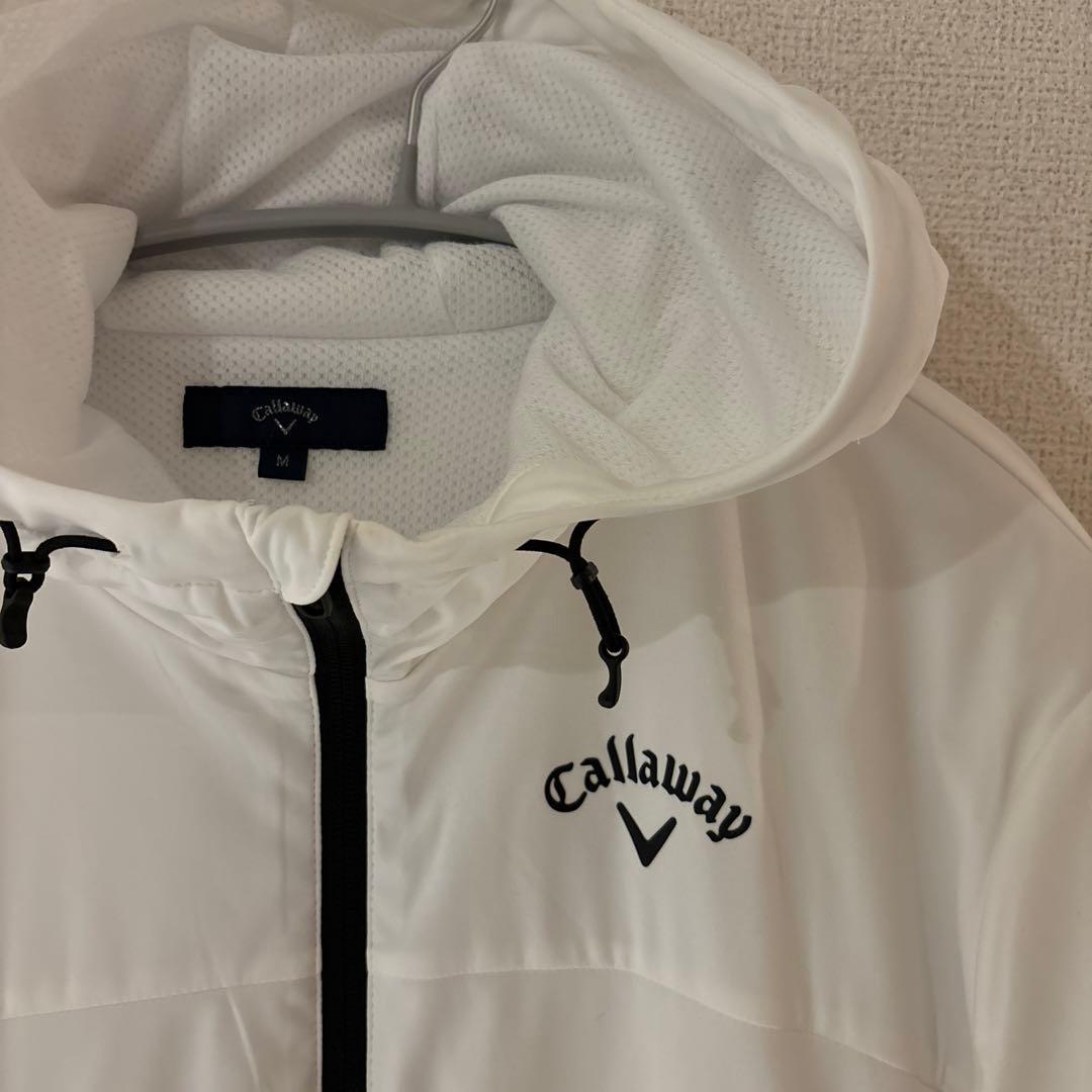 Callaway ジップパーカー　ホワイト　M