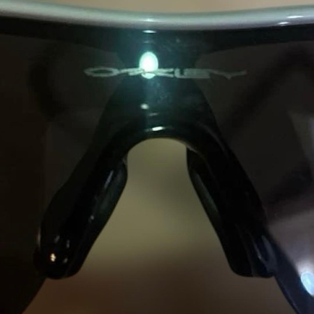 Oakley スポーツサングラス ホワイト/ブラック