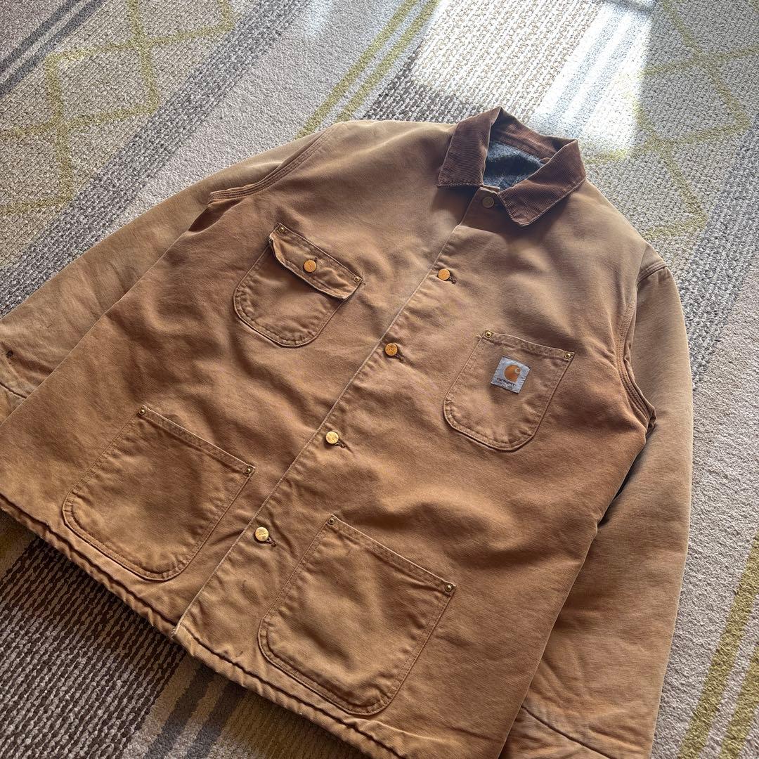 Carhartt ミシガンチョアコート ビンテージ 裏地ブランケット ダッグ地