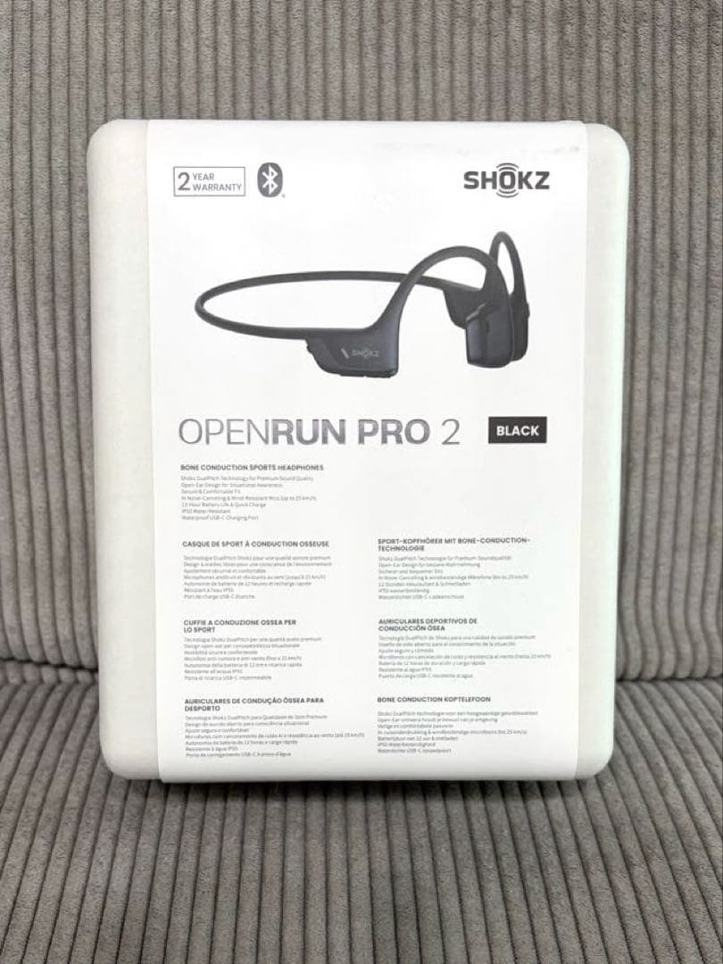 5回使用 Shokz OPENRUN PRO2 黒