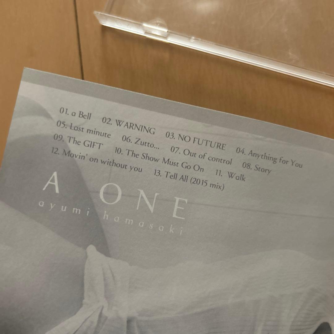 【即購入ok!!】浜崎あゆみ 『A ONE』ファンクラブ限定 ボーナス曲収録盤