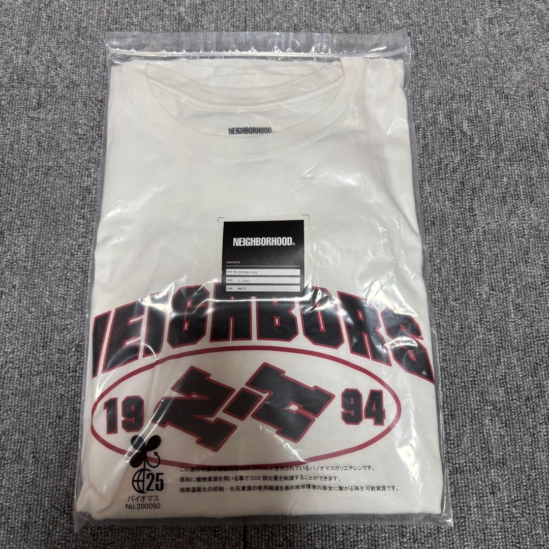 NEIGHBORHOOD NH-9 TEE XLサイズ / WHITE