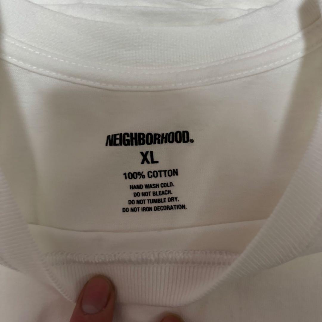 NEIGHBORHOOD NH-9 TEE XLサイズ / WHITE