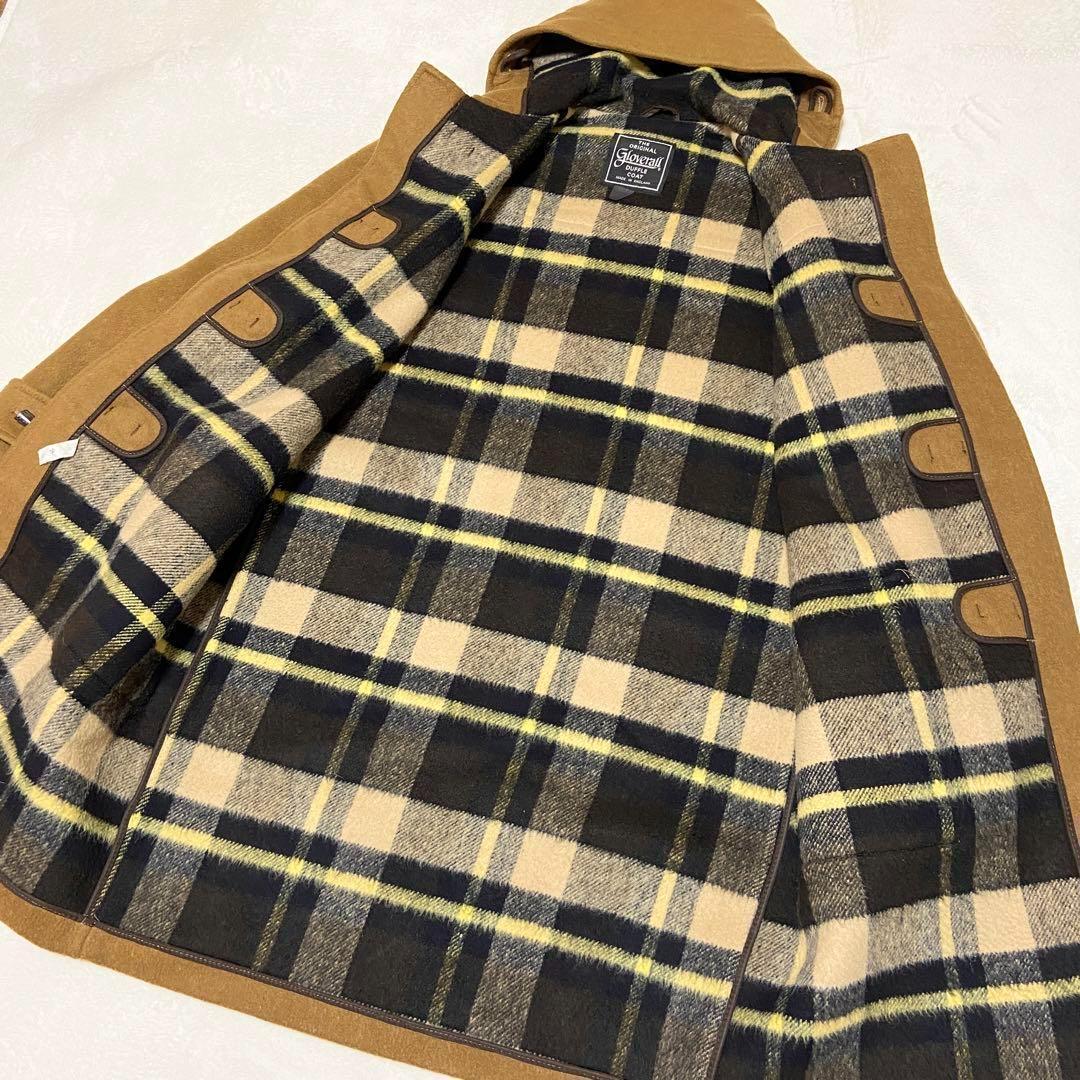 グローバーオール groverall ダッフルコート　茶　ロング　ウール