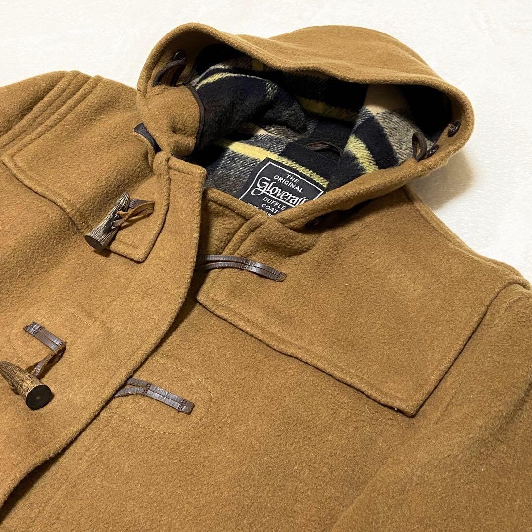 グローバーオール groverall ダッフルコート　茶　ロング　ウール