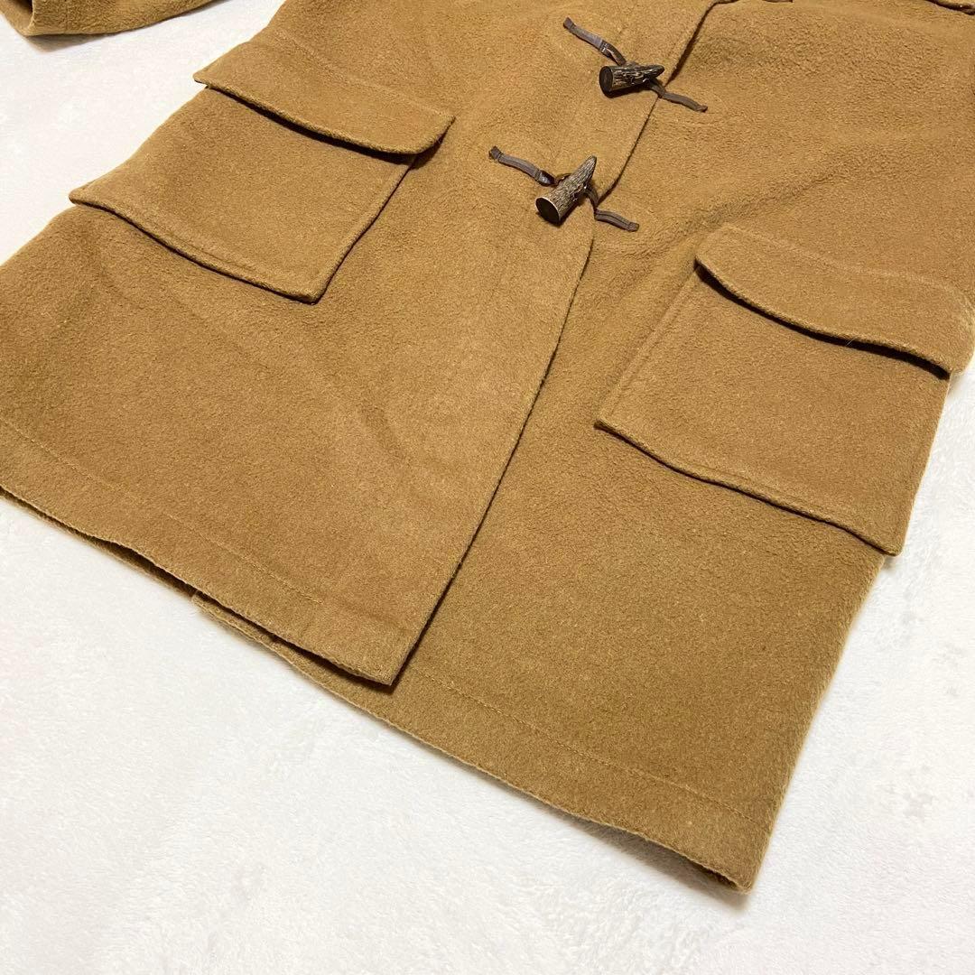 グローバーオール groverall ダッフルコート　茶　ロング　ウール