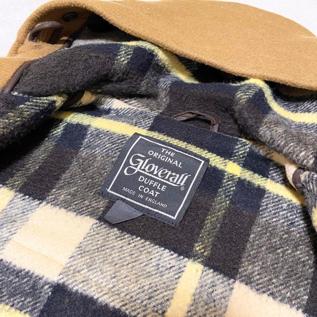 グローバーオール groverall ダッフルコート　茶　ロング　ウール