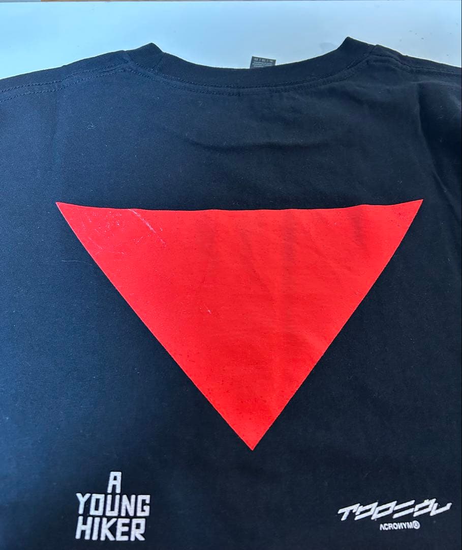 世界500枚限定A YOUNG HIKER × ACRONYM コラボTシャツ