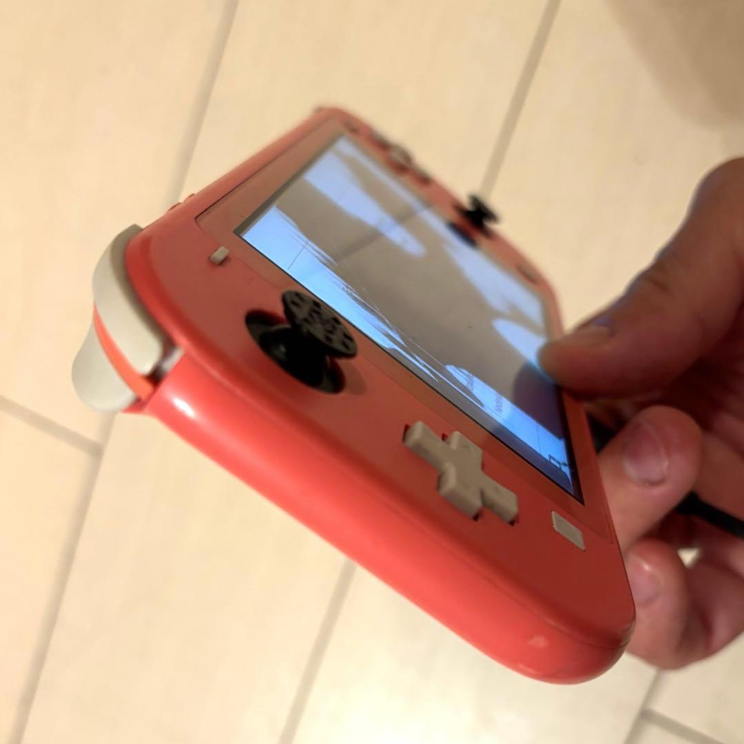 d*7様 Nintendo Switch Lite ピンク 画面ひび割れ　ジャン