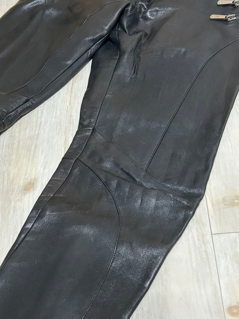 Gianni versace レザーパンツ
