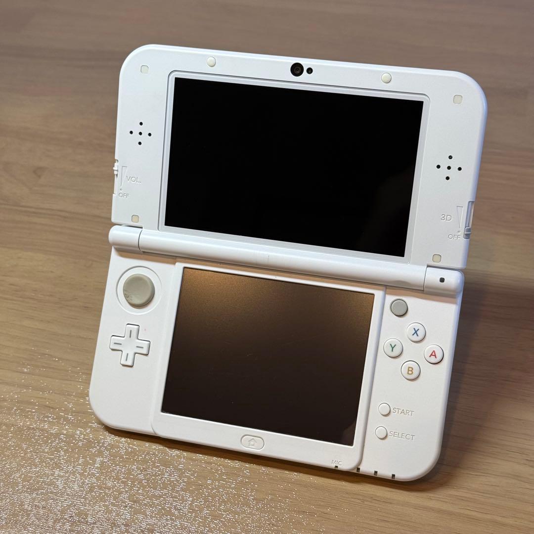 4-044【訳ありジャンク】Newニンテンドー3DS LL パールホワイト