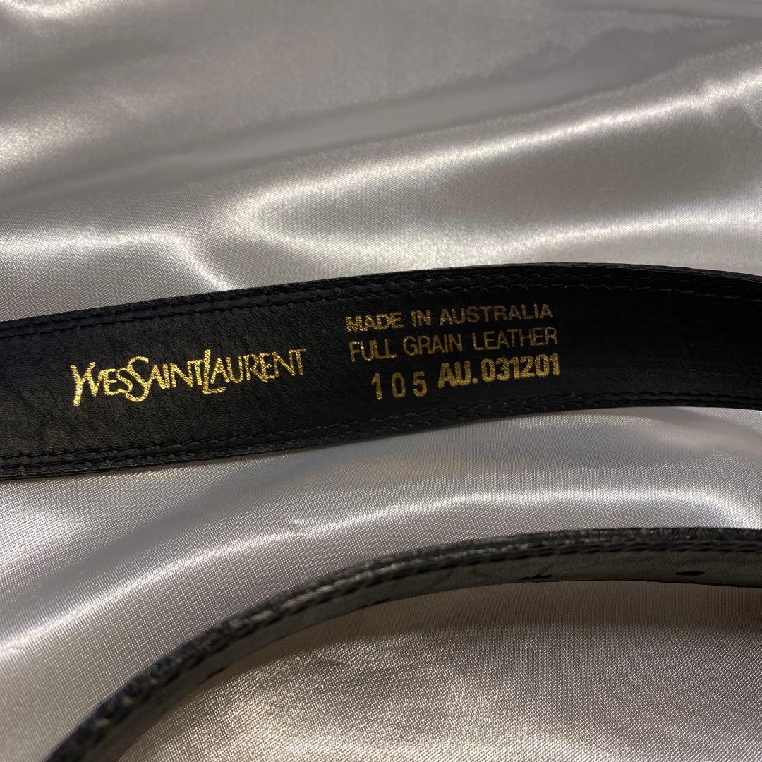 Yves Saint Laurent archive ウエスタンレザーベルト